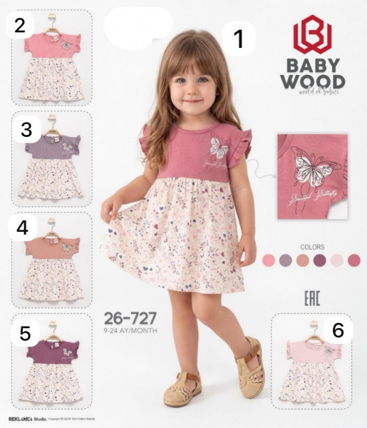 Платье Для Девочки Baby Wood (9-12-18-24мес.)