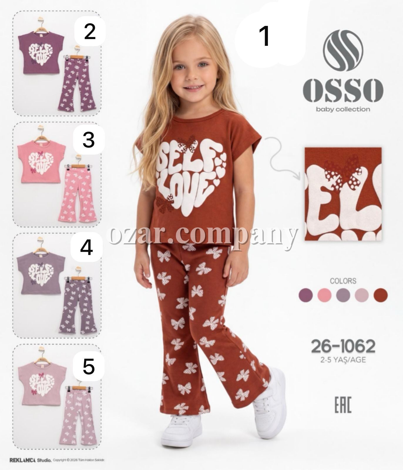 Костюм Для Девочки OSSO (2-3-4-5лет)