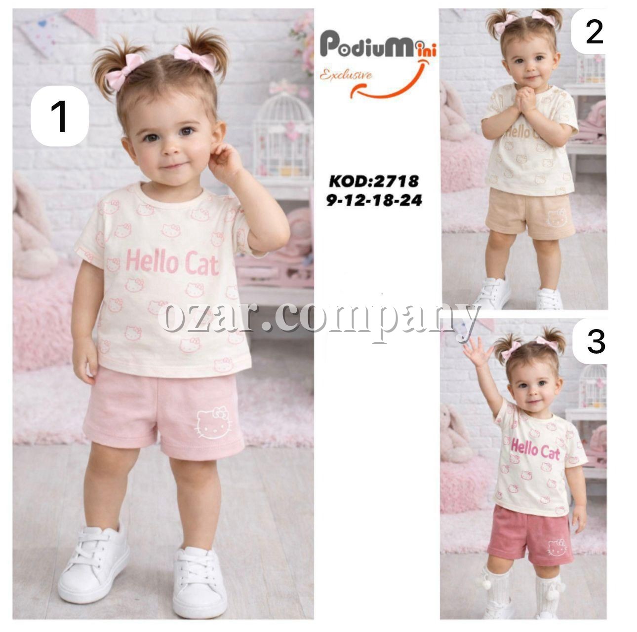 Костюм Для Девочки PodiuMini (9-12-18-24мес.)