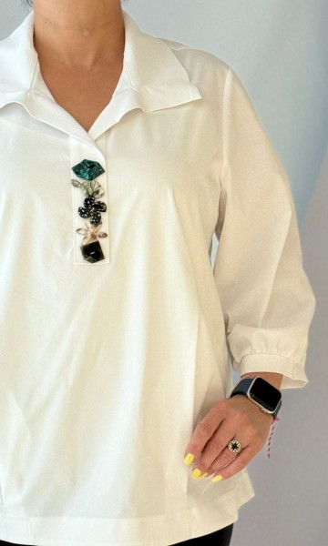 Женская Блузка Aras (Большие размеры)