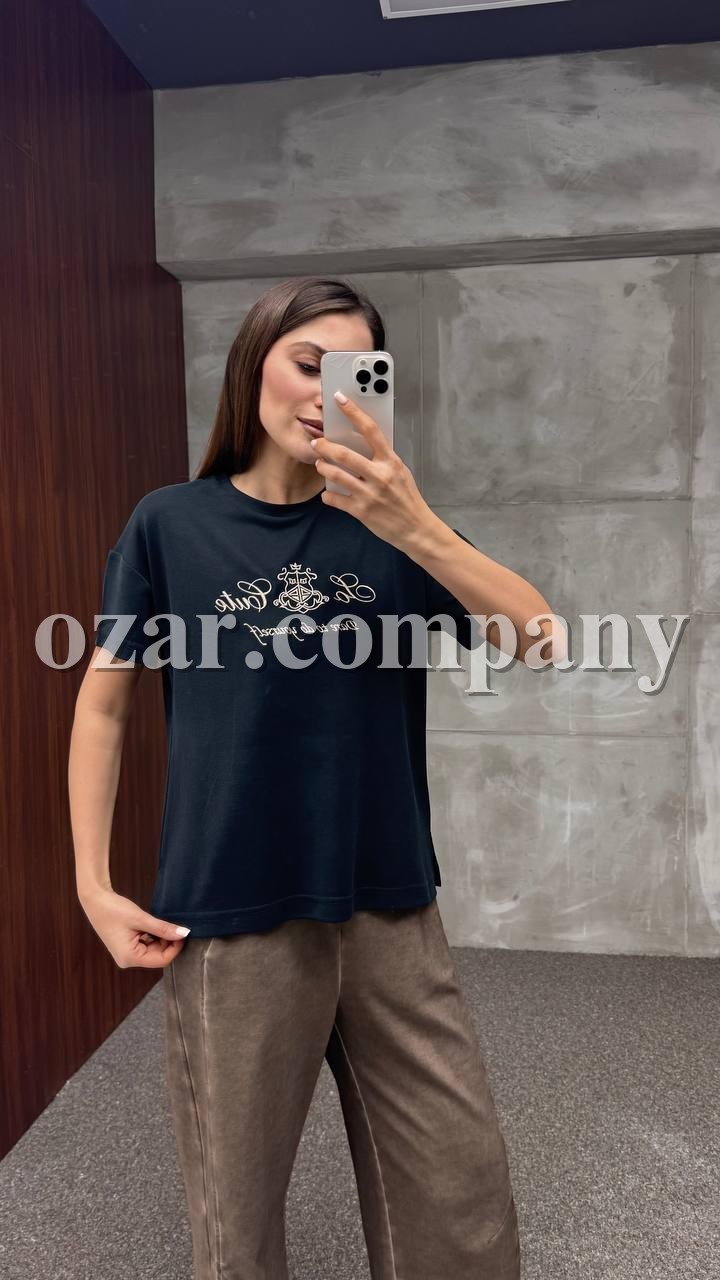 Женская Футболка Cute (Большие размеры)