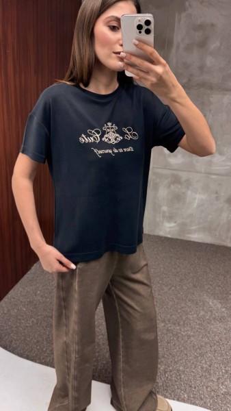 Женская Футболка Cute (Большие размеры)