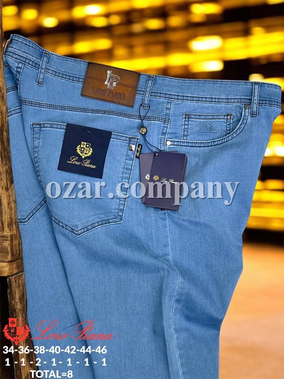 Мужские Джинсы Loro Piana (Большие размеры)