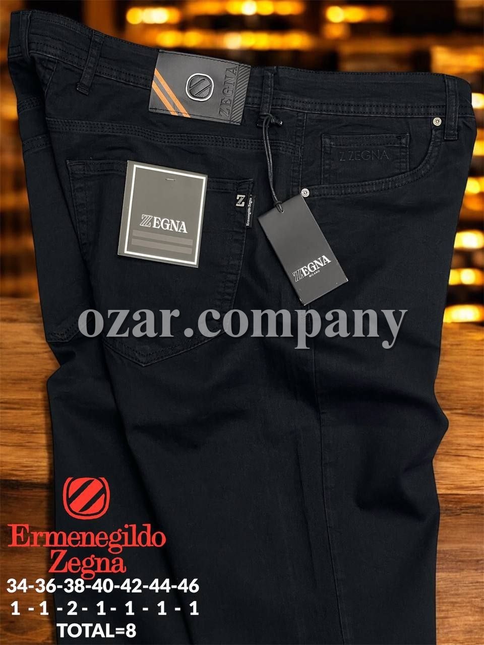 Мужские Джинсы Zegna (Большие размеры)