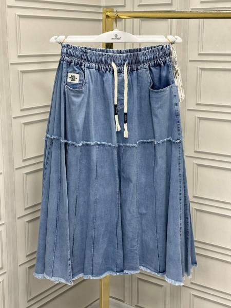 Женская Джинсовая Юбка Miss Renna (Большие размеры)