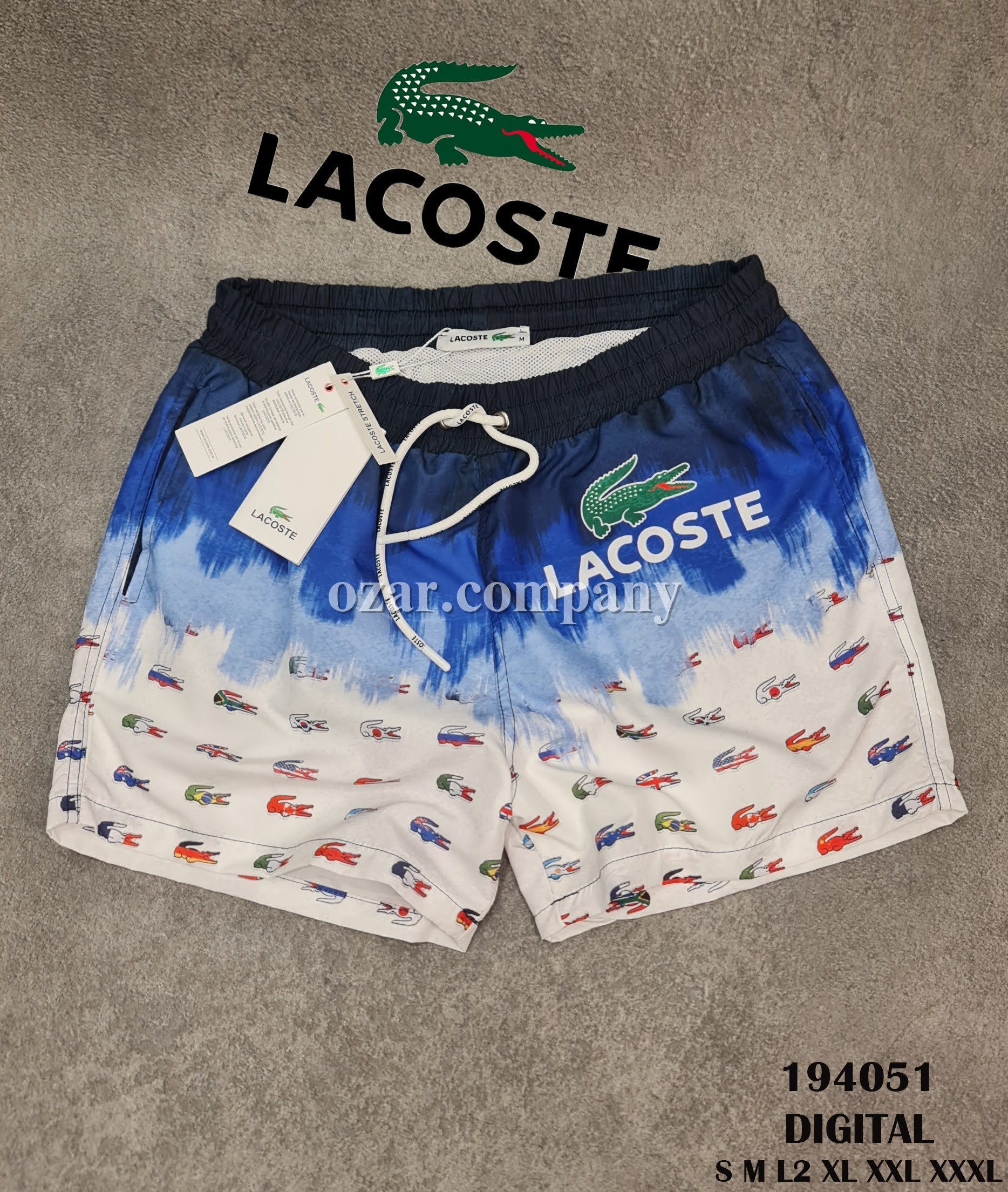 Мужские Пляжные Шорты Lacoste