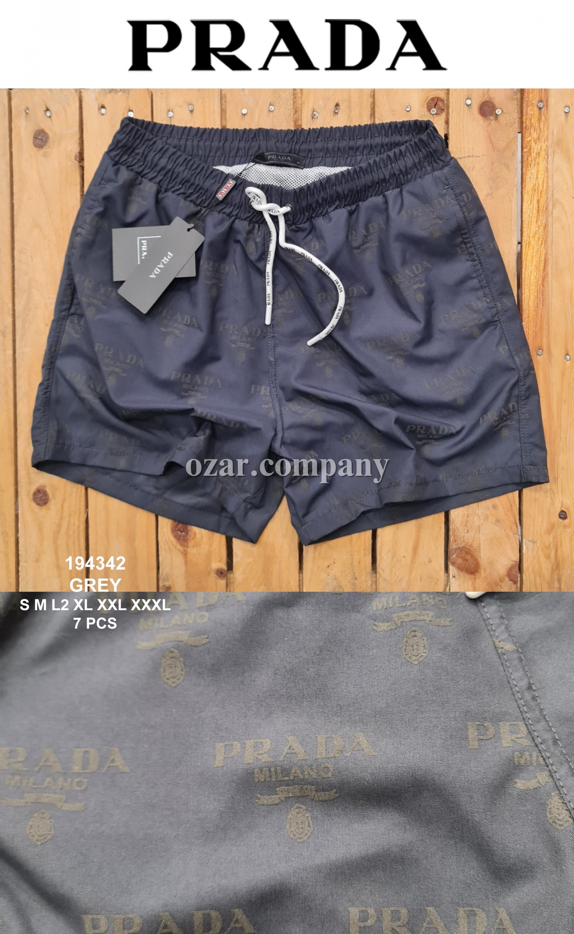 Мужские Пляжные Шорты Prada