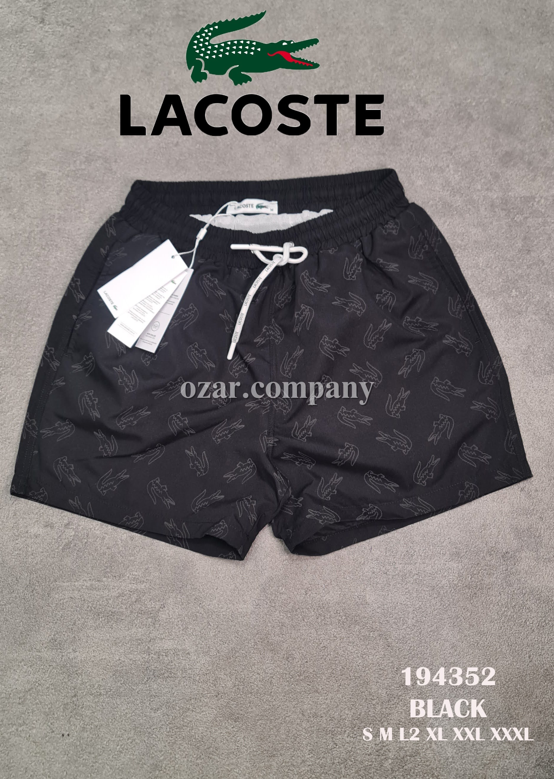 Мужские Пляжные Шорты Lacoste