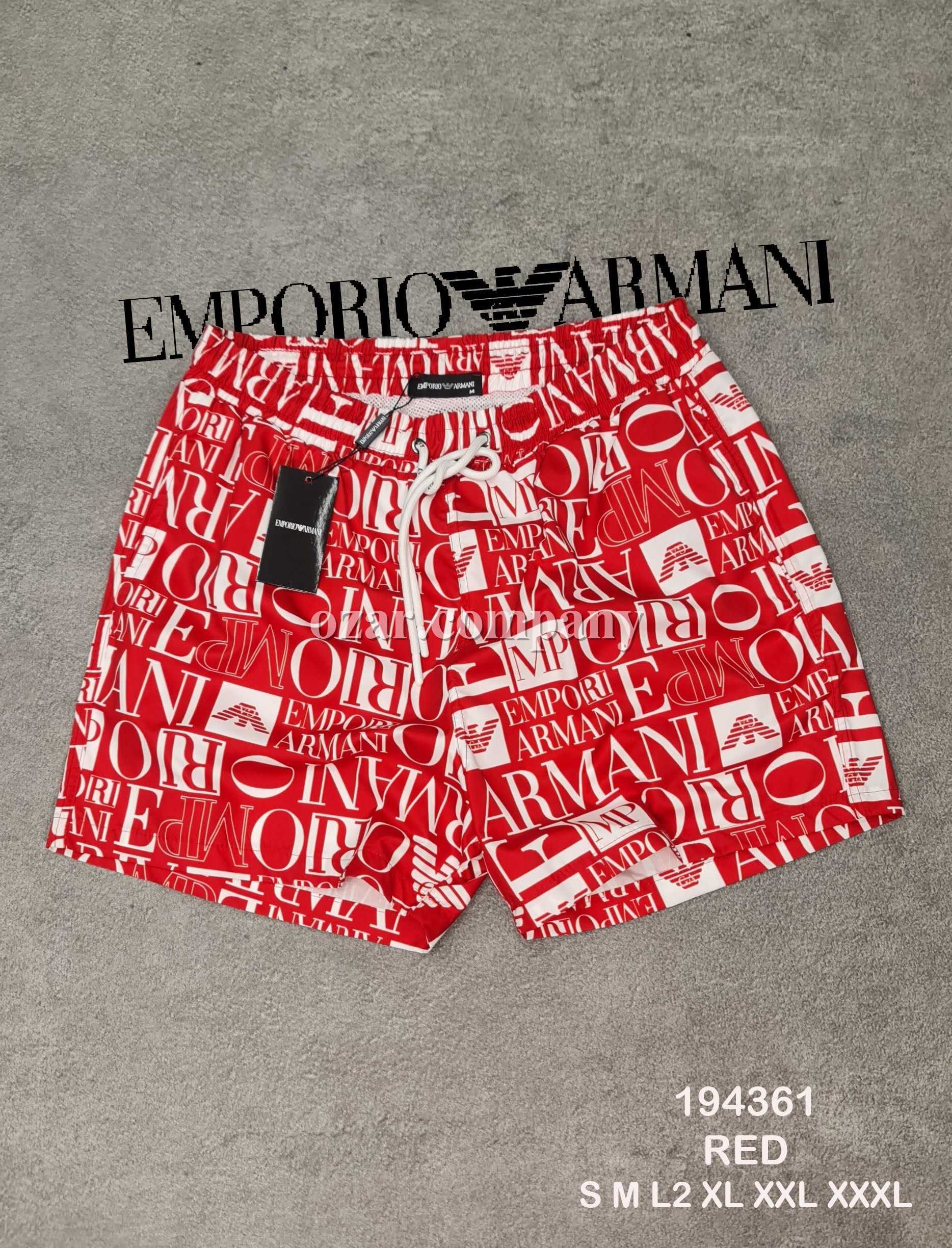 Мужские Пляжные Шорты Emporio Armani 