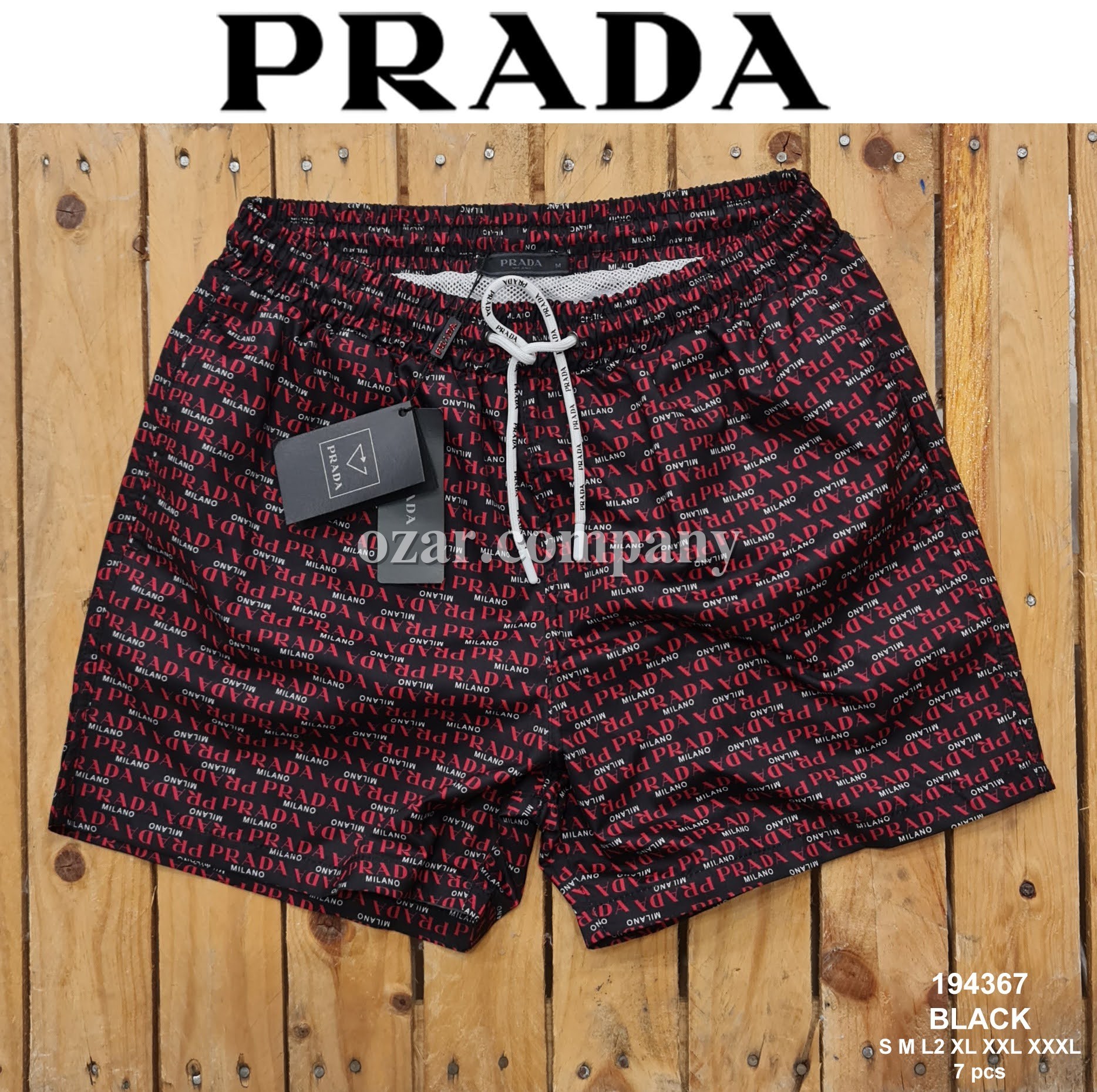 Мужские Пляжные Шорты Prada