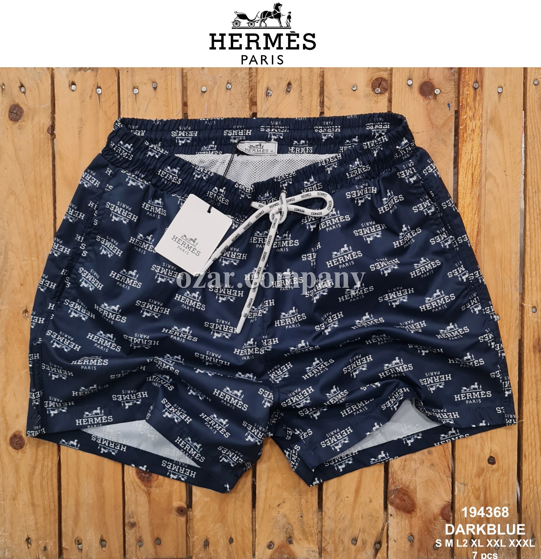 Мужские Пляжные Шорты Hermes