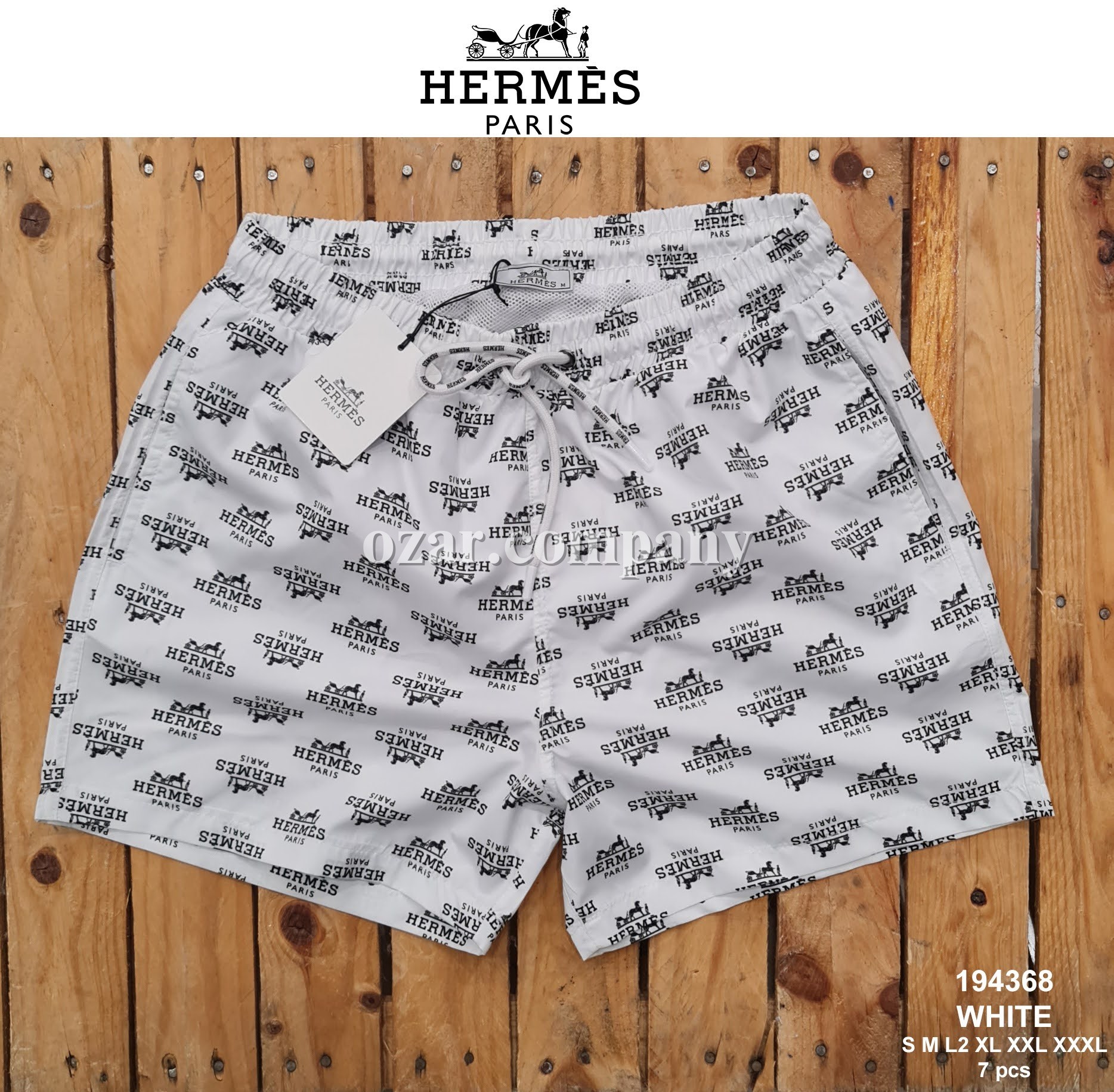Мужские Пляжные Шорты Hermes