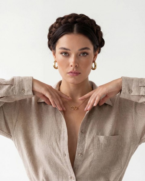 Женская Рубашка Fame