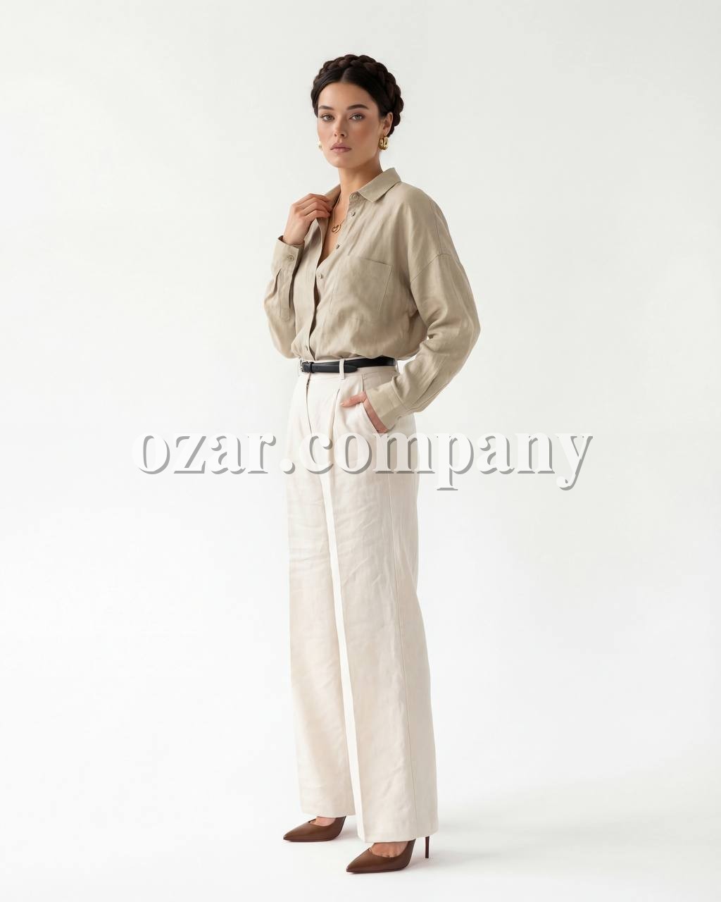 Женская Рубашка Fame