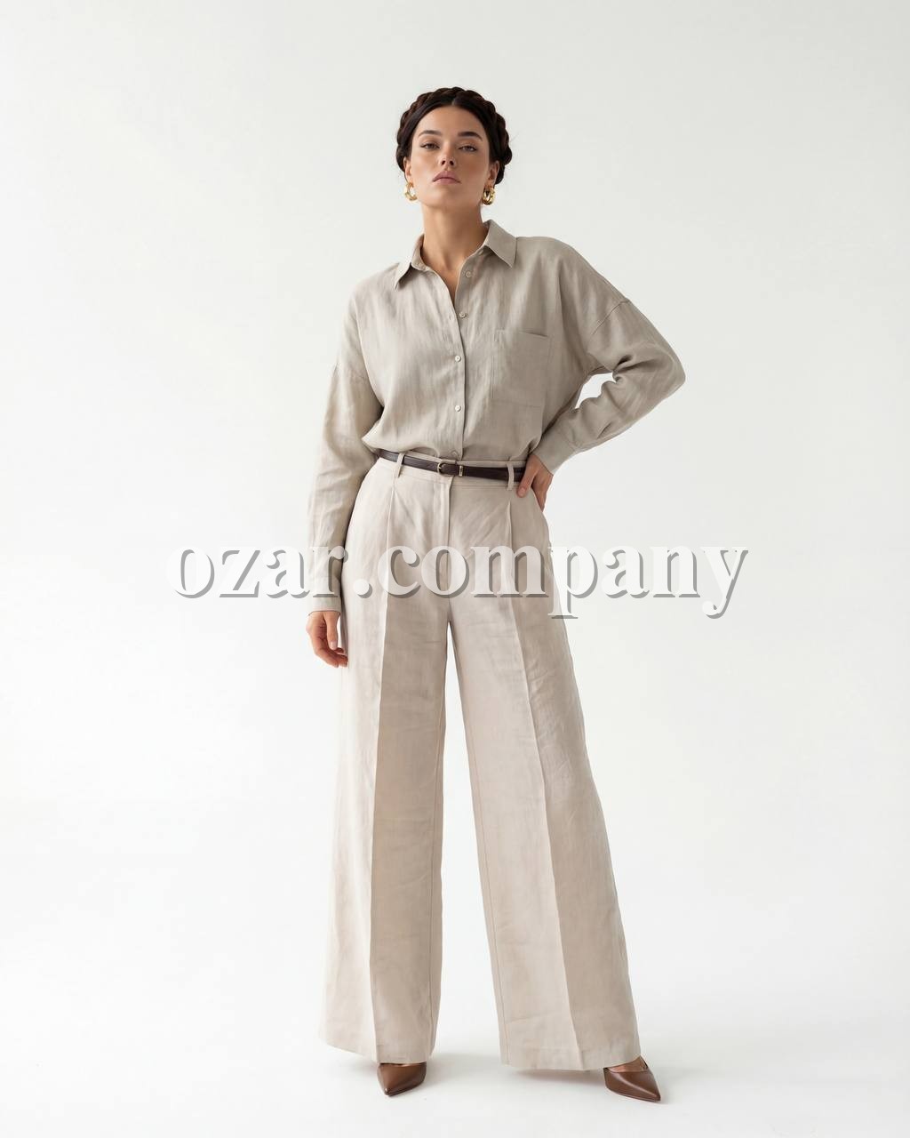 Женская Рубашка Fame