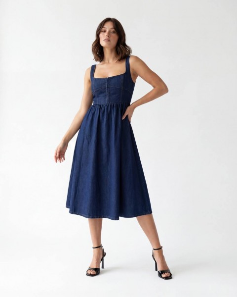 Женское Джинсовое Платье Fame