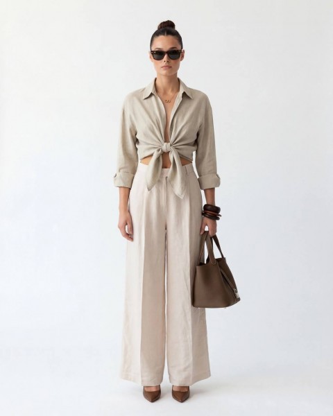 Женская Рубашка Fame