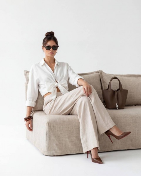 Женская Рубашка Fame