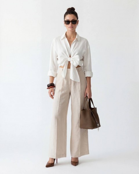 Женская Рубашка Fame