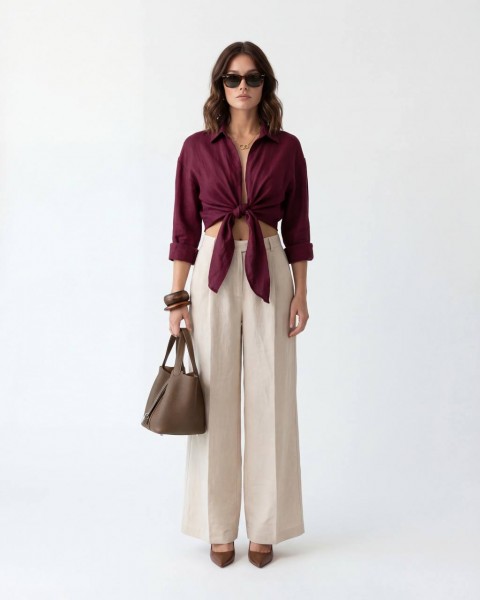 Женская Рубашка Fame