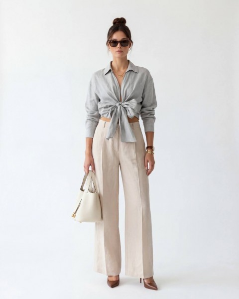 Женская Рубашка Fame