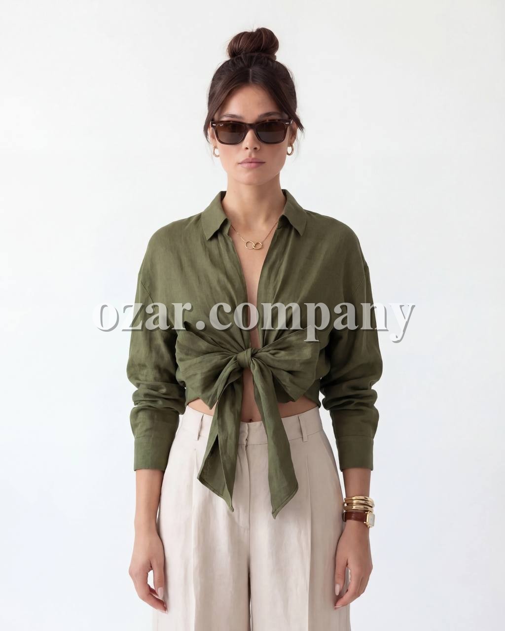 Женская Рубашка Fame