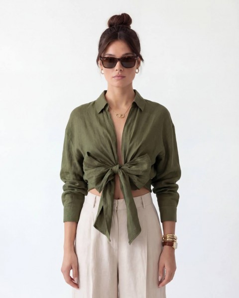 Женская Рубашка Fame