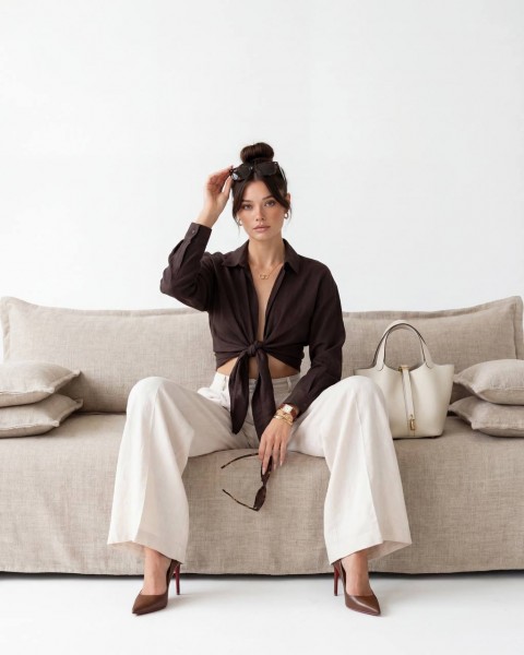 Женская Рубашка Fame