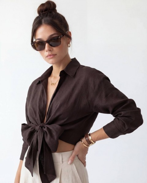 Женская Рубашка Fame