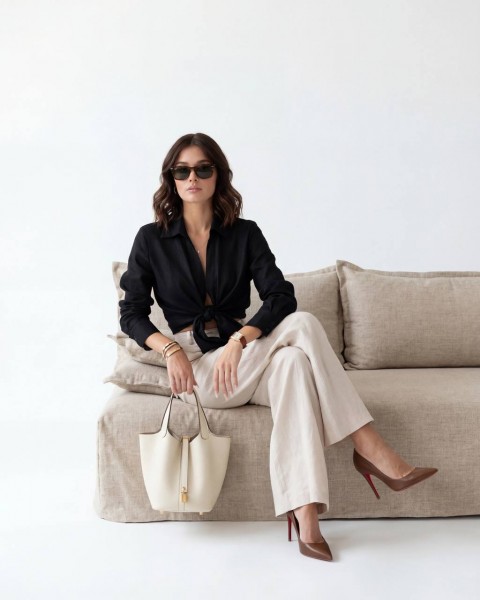 Женская Рубашка Fame