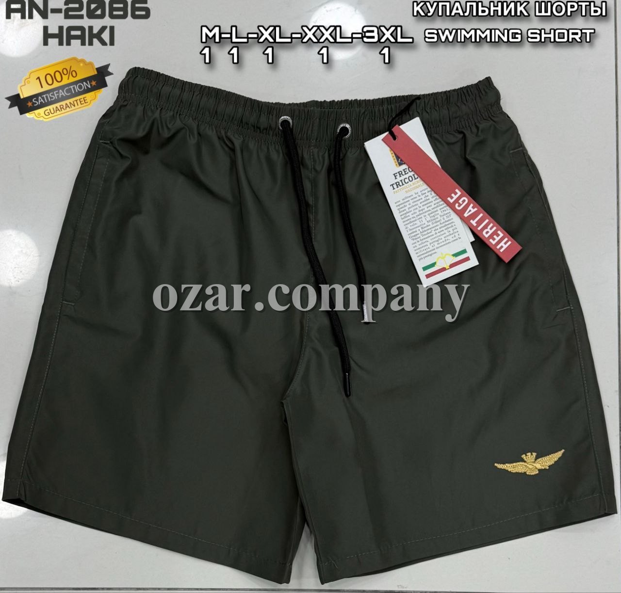 Мужские Пляжные Шорты Aeronautica Militare