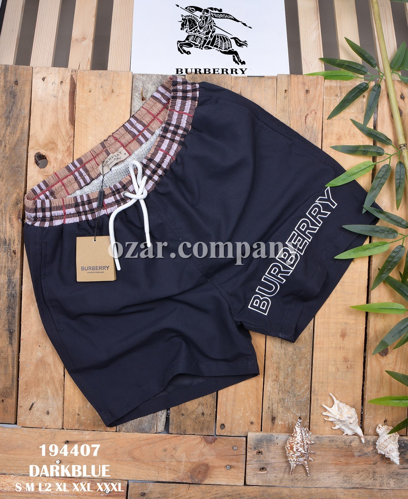 Мужские Пляжные Шорты Burberry