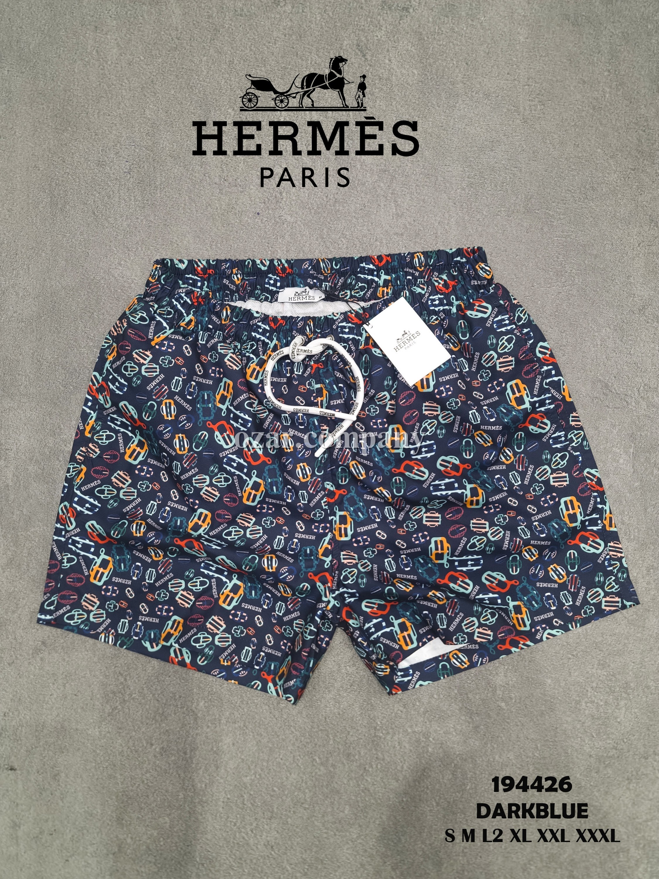 Мужские Пляжные Шорты Hermes