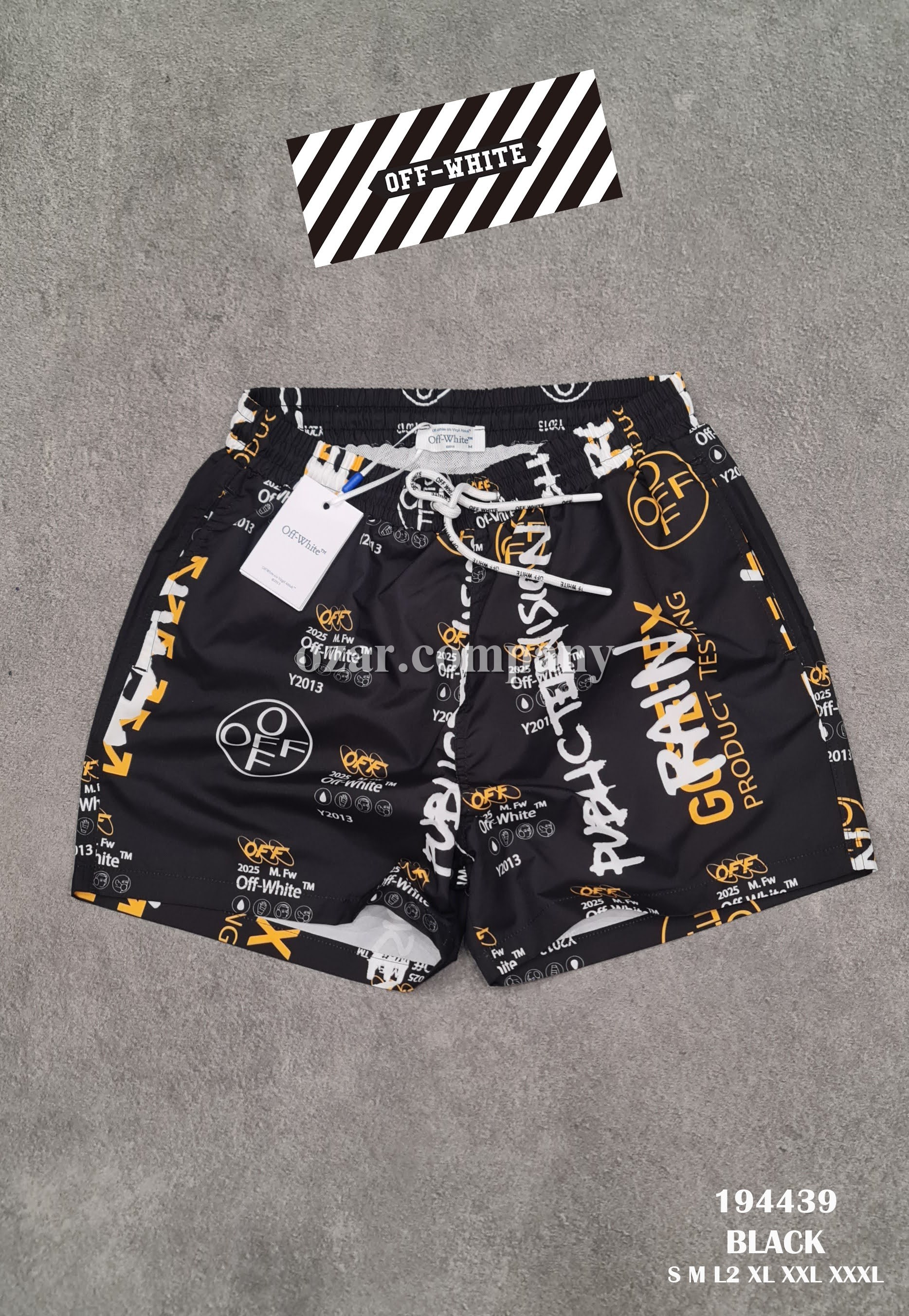 Мужские Пляжные Шорты OFF White