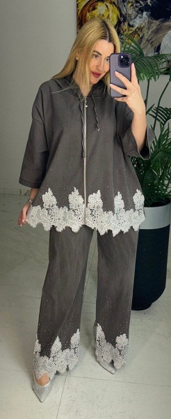  Женский Джинсовый Костюм Lammax (Большие размеры) 