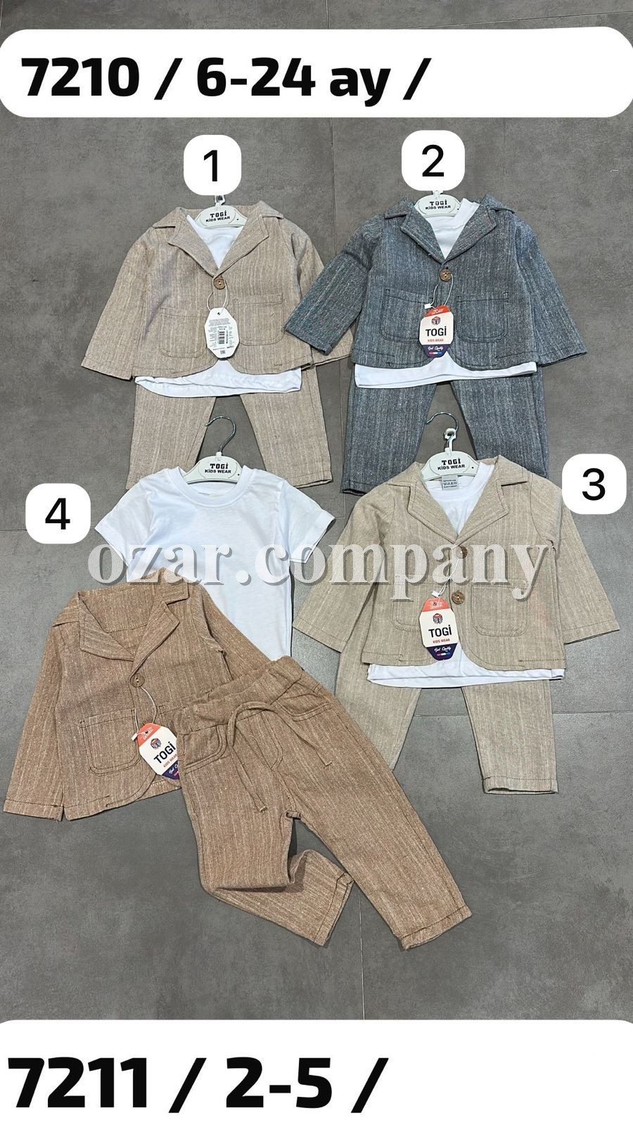 Костюм Тройка Для Мальчика Togi (2-3-4-5лет)