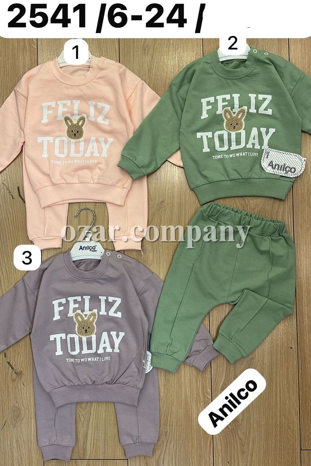 Костюм Для Новорождённых Anilco (6-12-18-24мес.)