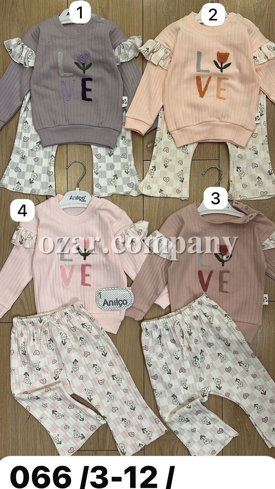 Костюм Для Девочки Anilco (3-6/6-9/9-12мес.)