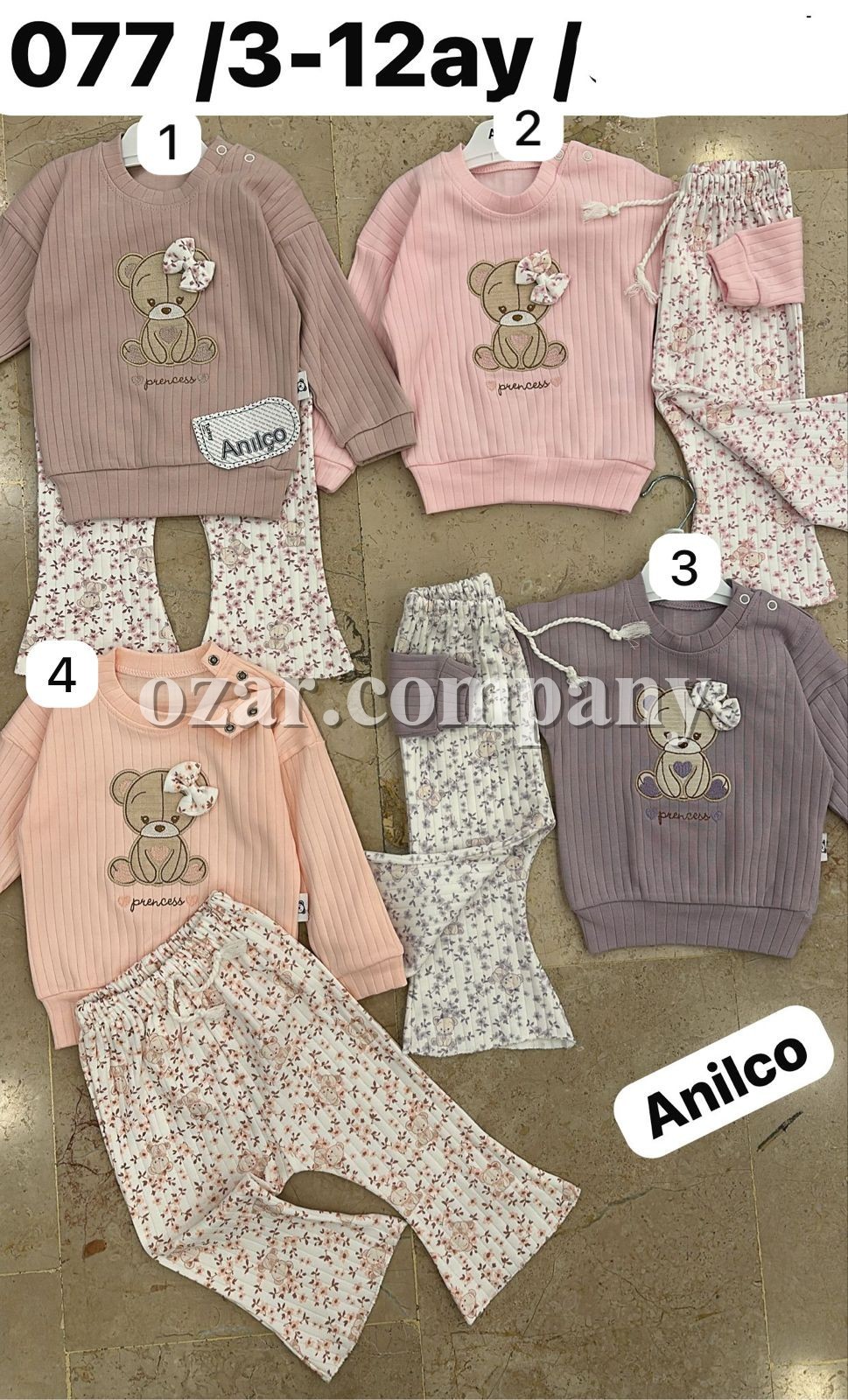 Костюм Для Девочки Anilco (3-6/6-9/9-12мес.)