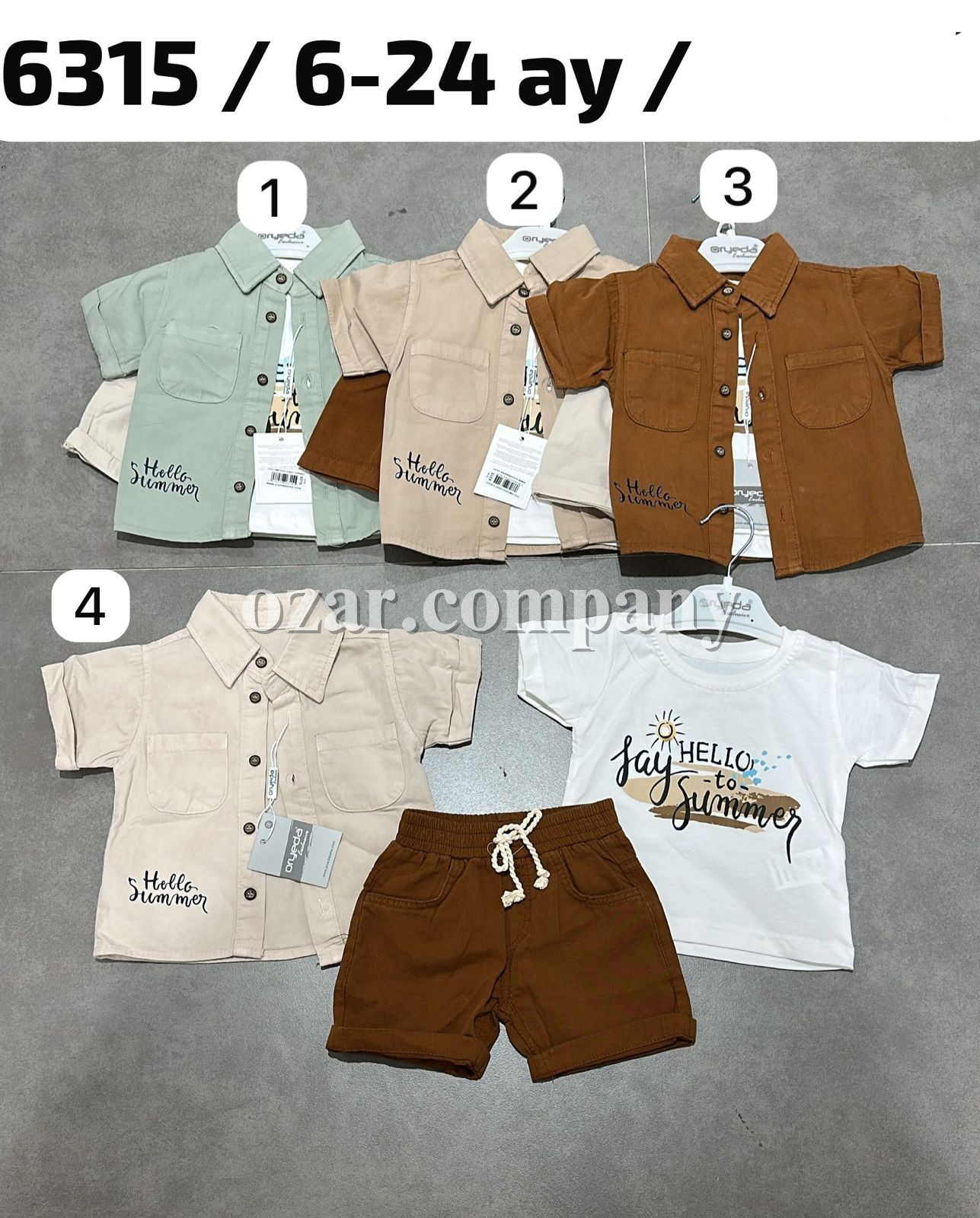 Костюм Тройка Для Мальчика Oryeda (6-12-18-24мес.)