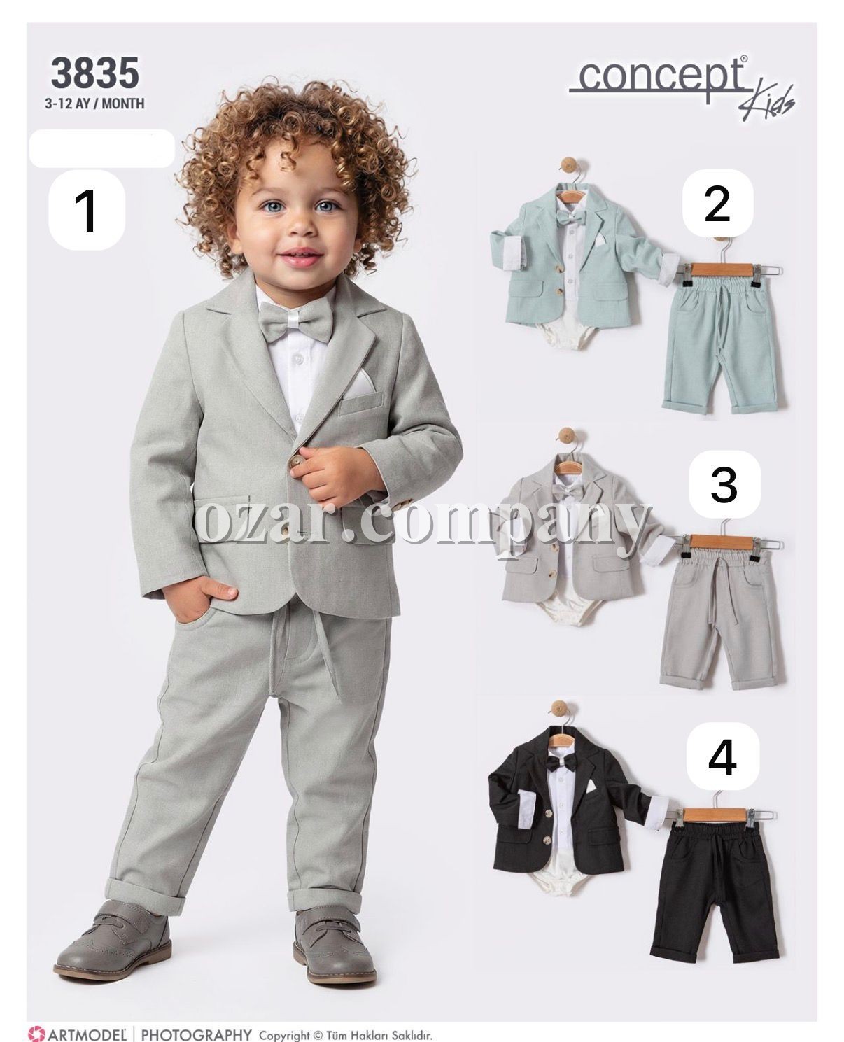 Костюм Тройка Для Мальчика Concept (3-6-9-12мес.)