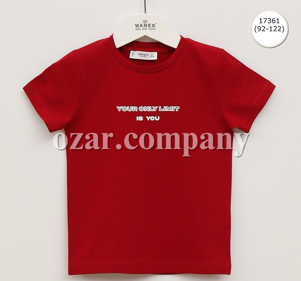 Футболка Для Мальчика Wanex (2-3-4-5-6-7лет) 