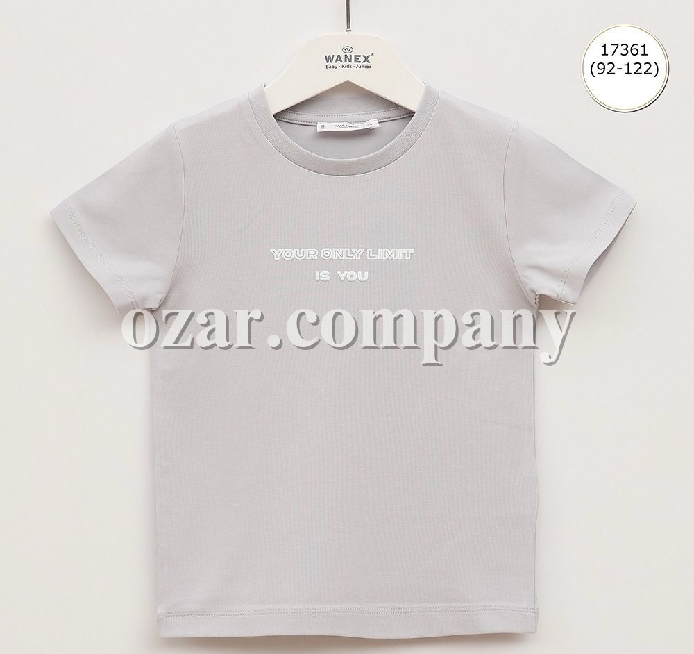 Футболка Для Мальчика Wanex (2-3-4-5-6-7лет) 