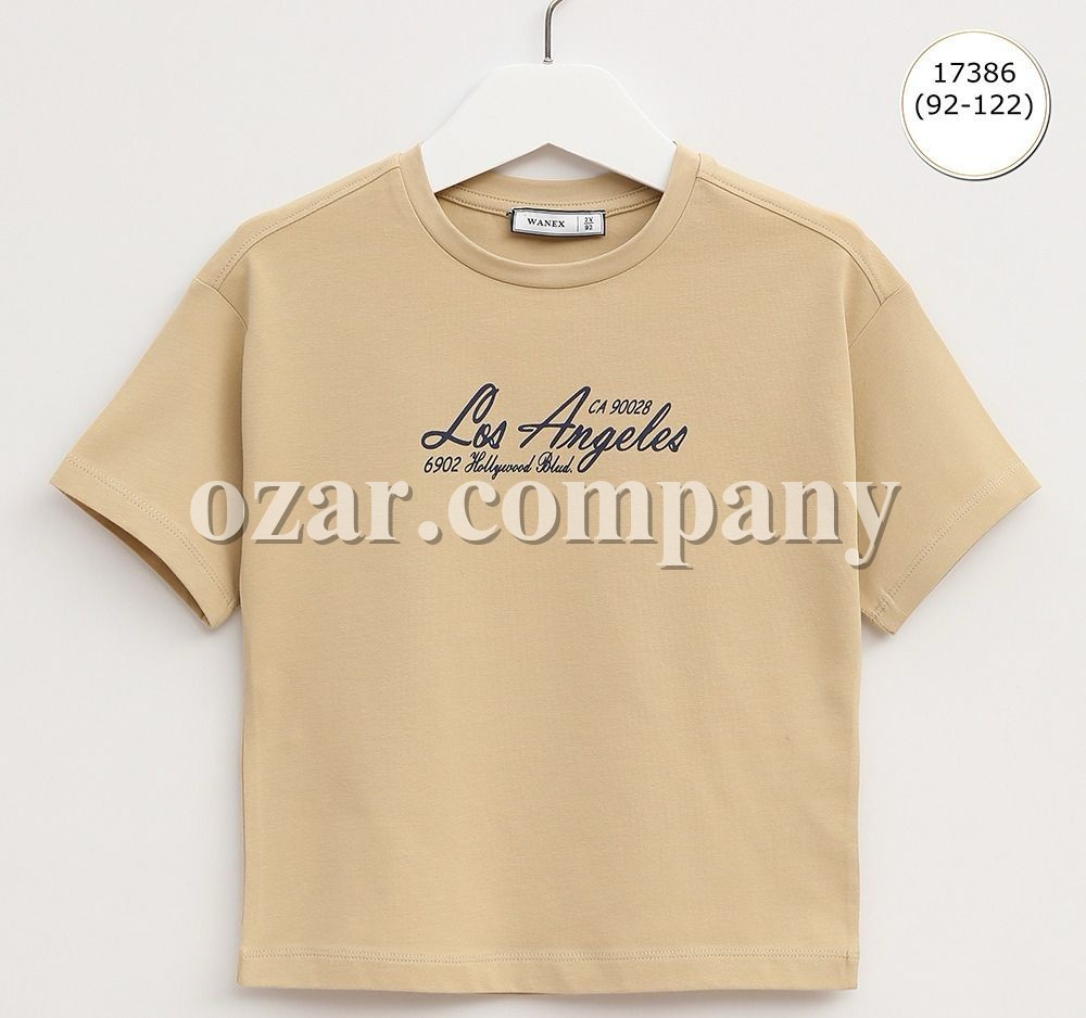 Футболка Для Мальчика Wanex (2-3-4-5-6-7лет) 