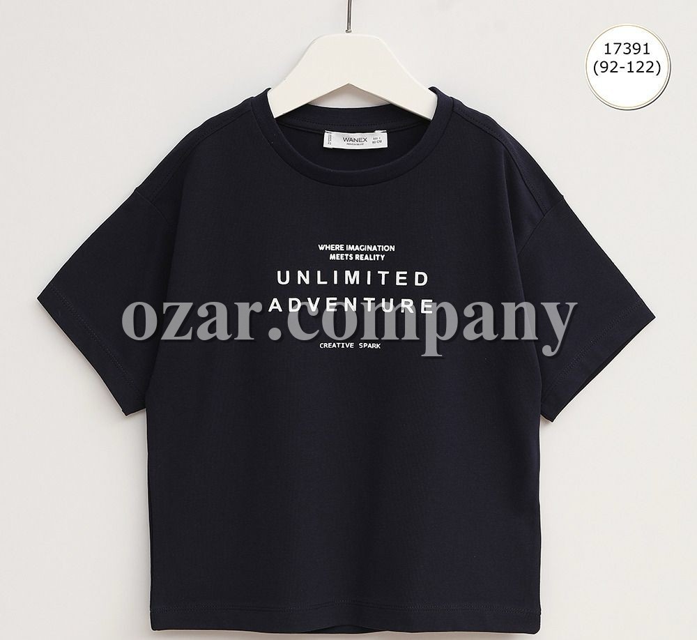 Футболка Для Мальчика Wanex (2-3-4-5-6-7лет) 