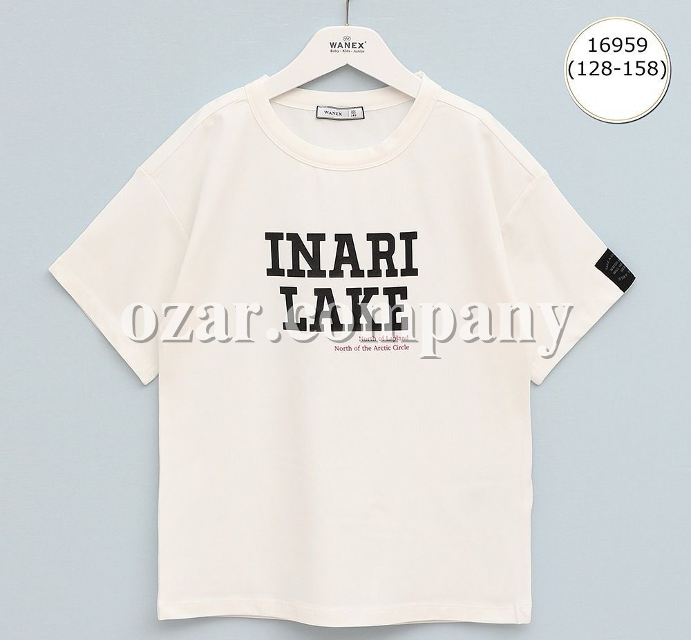 Футболка Для Мальчика Wanex (8-9-10-11-12-13лет) 