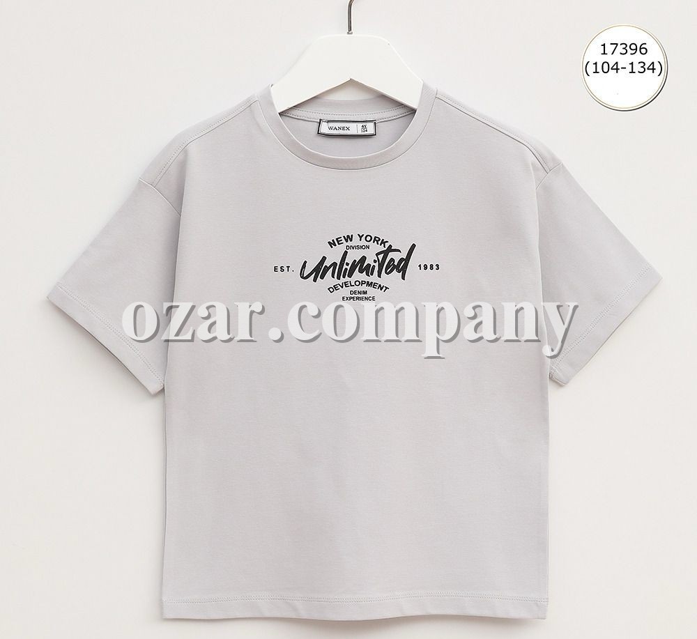 Футболка Для Мальчика Wanex (4-5-6-7-8-9лет) 