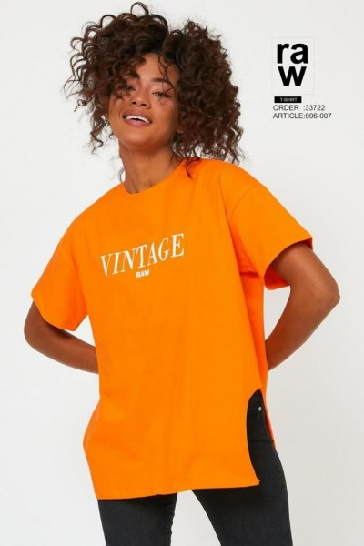 Женская Футболка Raw 