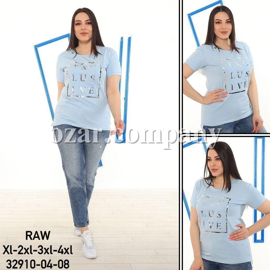 Женская Футболка Raw (Большие размеры)