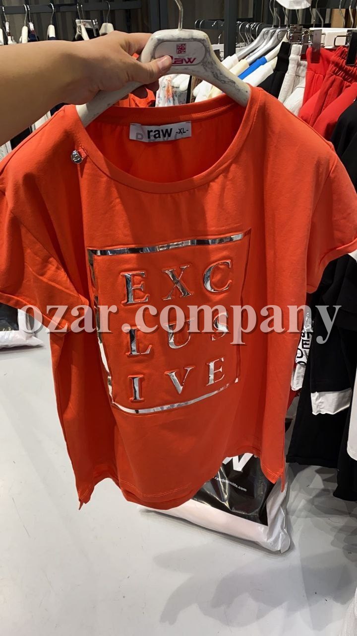 Женская Футболка Raw (Большие размеры)